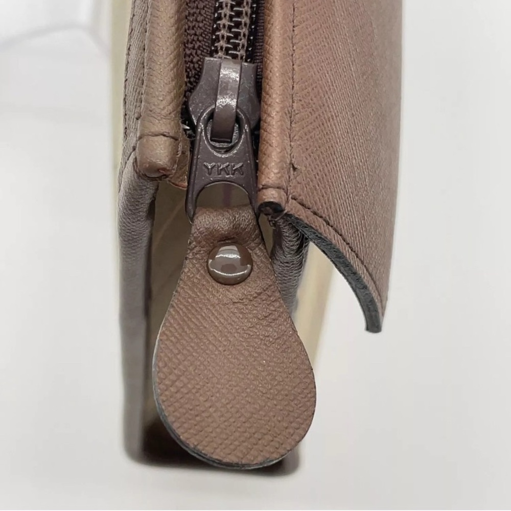 Burberrys Beige Brown Canvas and Leather Check Pattern Clutch Bag - Vintage - Picture 11 of 13